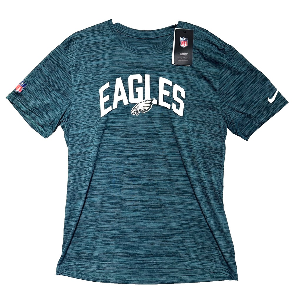 Nike Philadelphia Eagles Sideline Velocity Dri-FIT Performance Tee Men's L